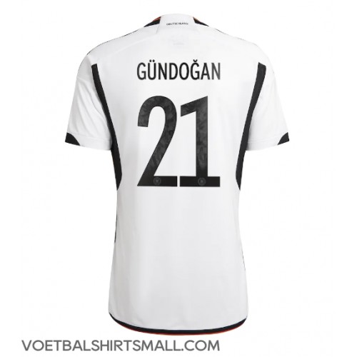 Duitsland Ilkay Gundogan #21 Voetbalkleding Thuisshirt WK 2022 Korte Mouwen